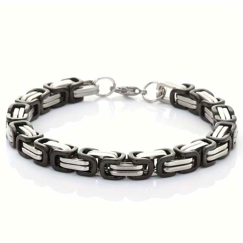 

1 Pcs Steel Bracelet, Jewelry (length: 8.27inch) Christmas And Halloween