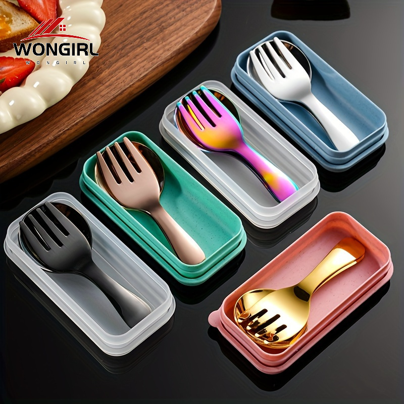 

3pcs Stainless Steel Cutlery Set - Portable For Parties, & - Multifunctional Utensils For , ,