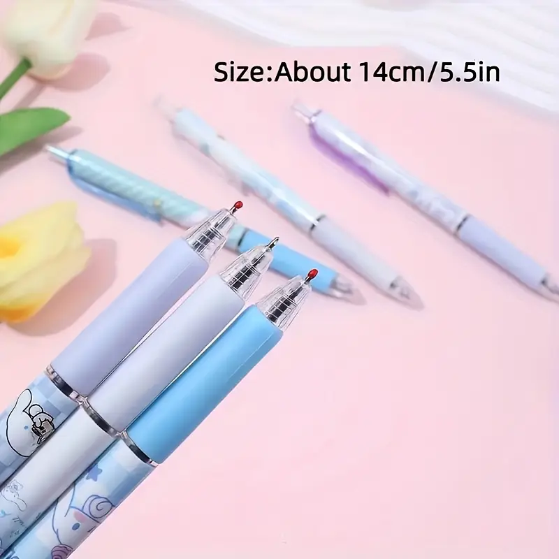 ( ) 0.55mm gel pen cartoon cute retractable pen stationery supplies, cute gel pens, pens set, cute pens for, eraseable pens, gel pens set, school supplies, study tools, stationery, kawaii design, ink, comfortable grip, character pens, students, anime fans Product details 0