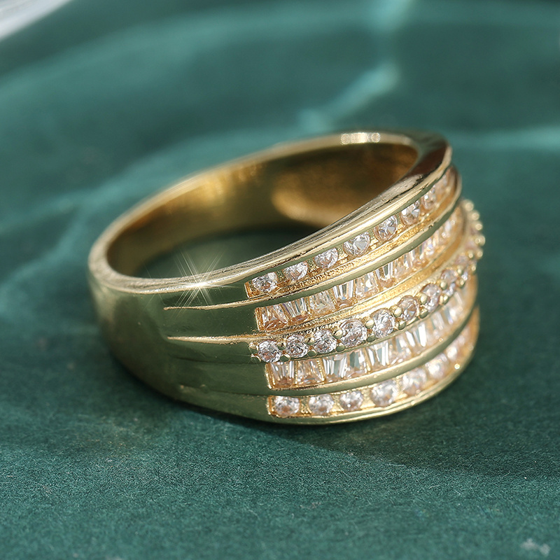 Vintage Copper Handmade Wide Face Ring for Weddings