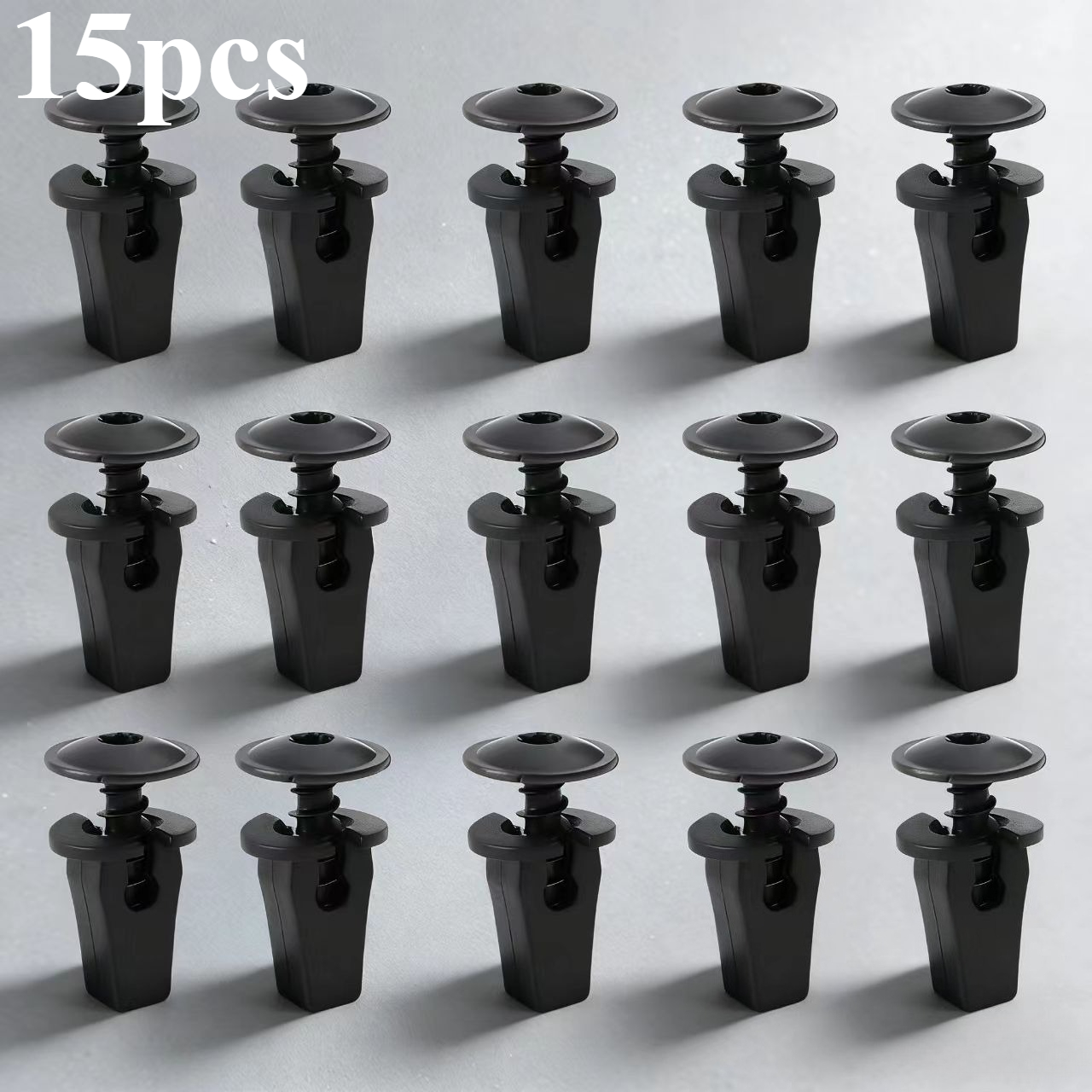 TEMU 15 Sets (30 Stück) Schwarze Torx Schrauben Clips N90974701 - Motorhaube Unterstützung Spritzschutz und Radkasten Befestigungen