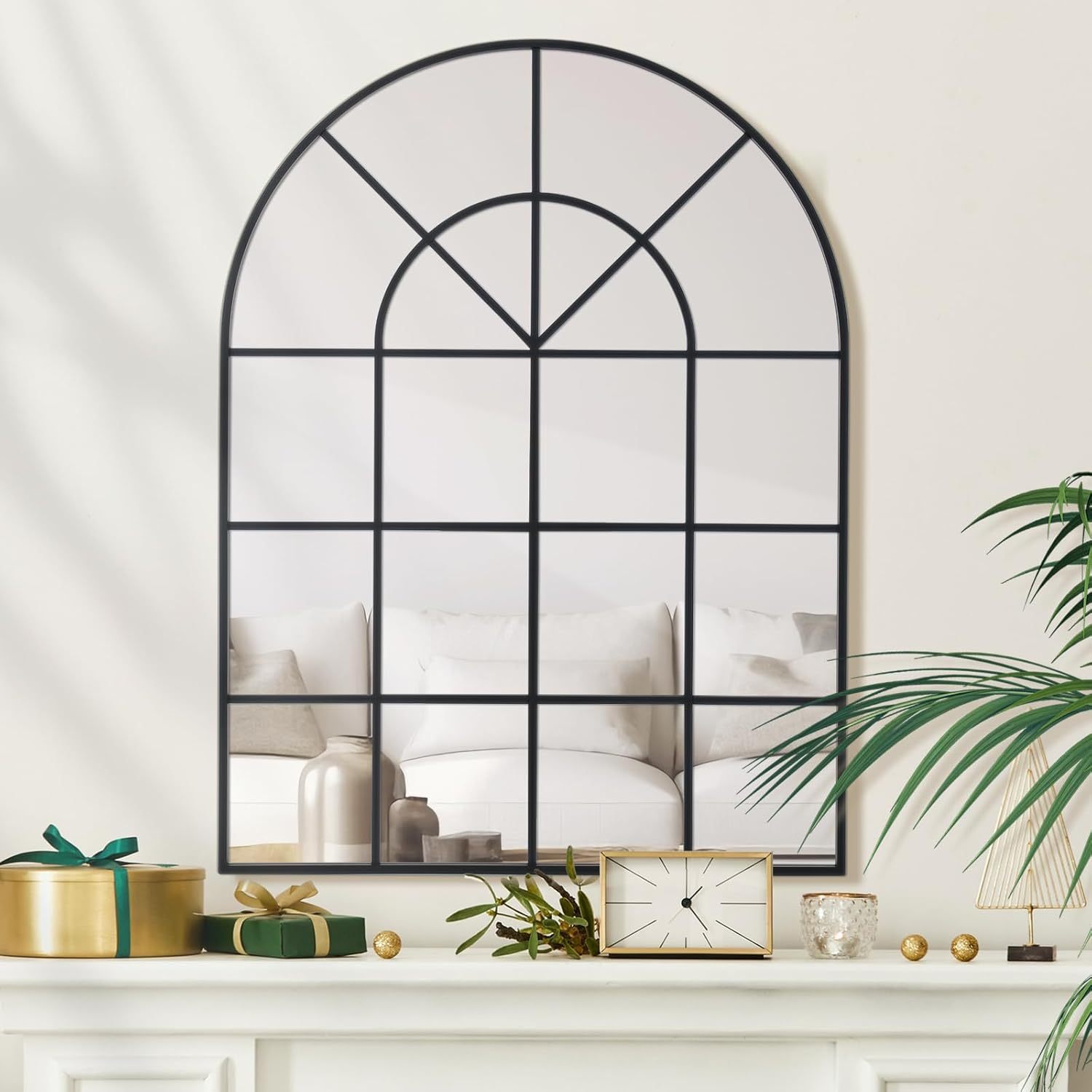 

30" X 40" Arched Frame Mounted Decorative Decoration For