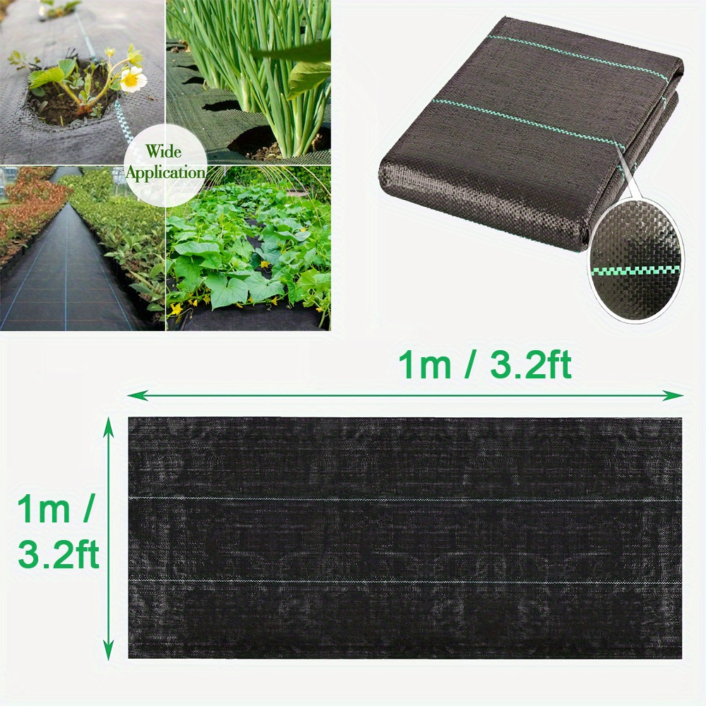 TEMU Tela de para Malezas - Cubierta de Suelo de Polipropileno (PP) de Resistencia para Jardines, , Camas de Cultivo/Vegetales, Bloque de Malezas ,