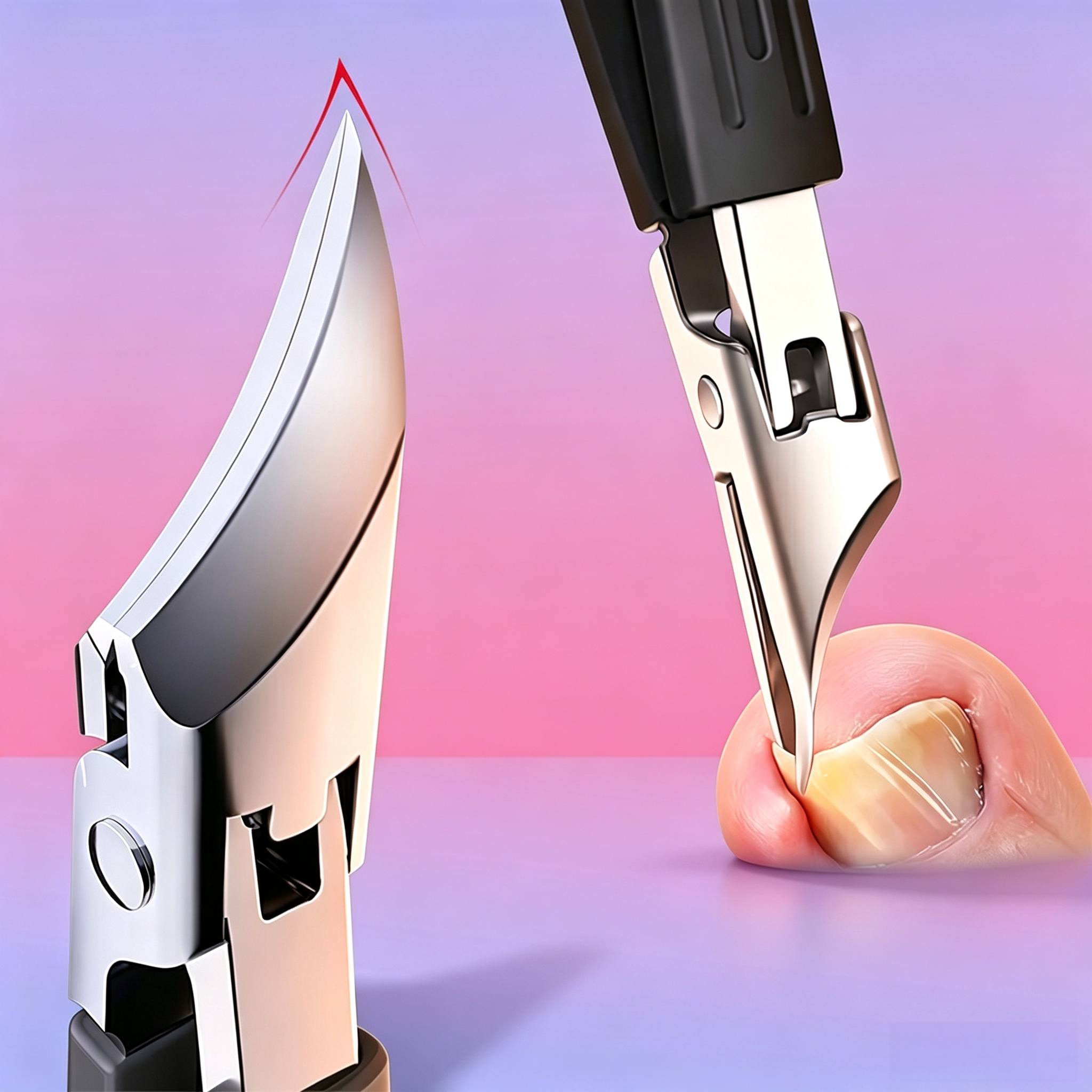 Heavy-Duty Stainless Steel Nail Clippers & Trimming Set