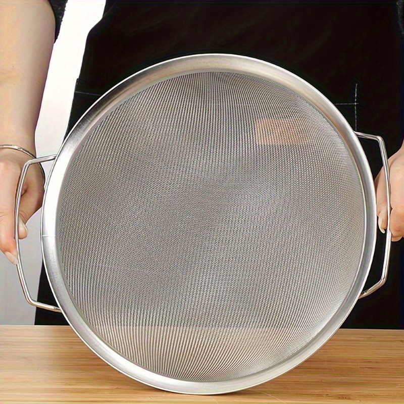 flour sieve large juice filter cooking   food filter noodle drain filter pot kitchen utensils