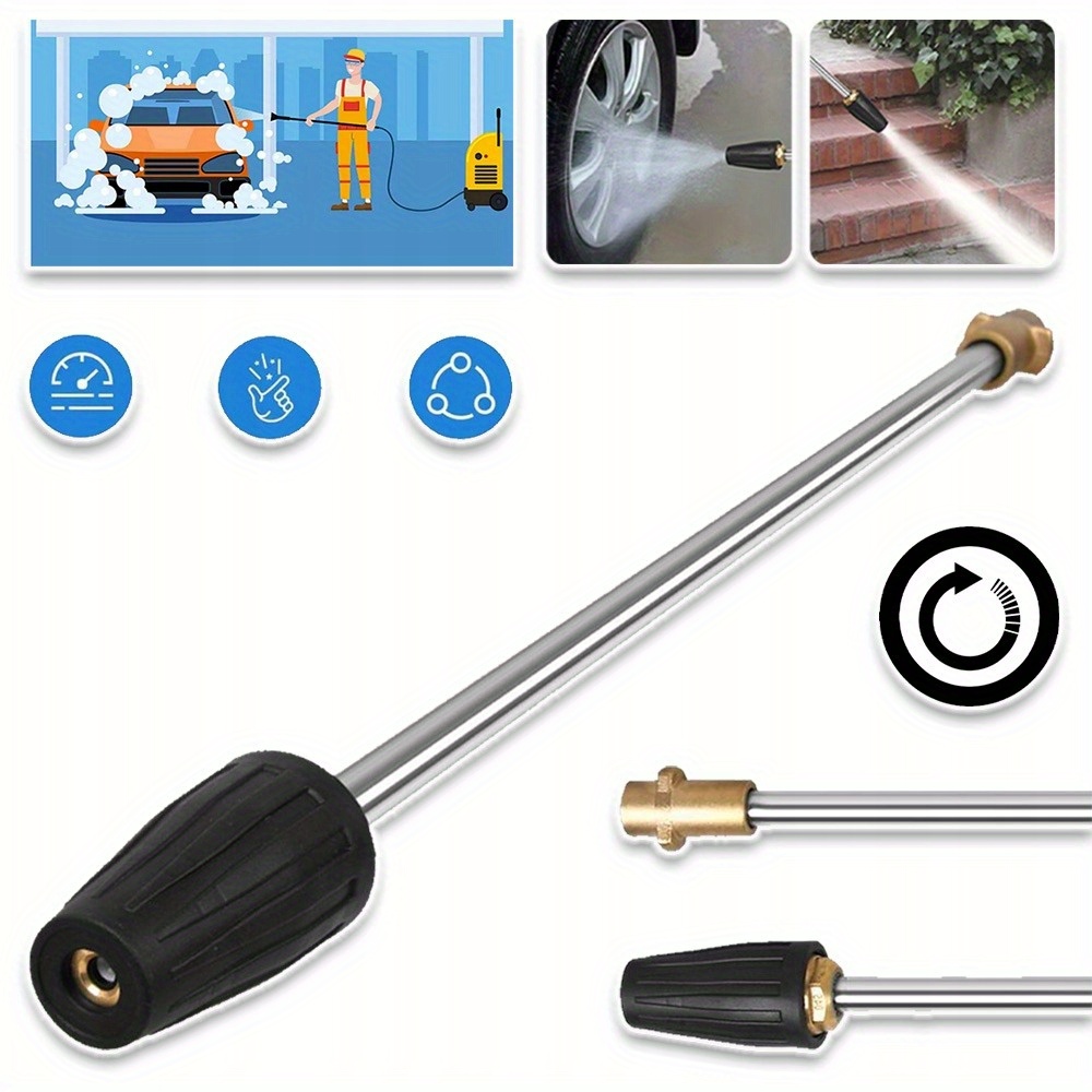Rotor Nozzle Rotary Lance 58cm Long Compatible With Karcher , K3, K4, K5, K6, K7 High-pressure Cleaner Bayonet Connection