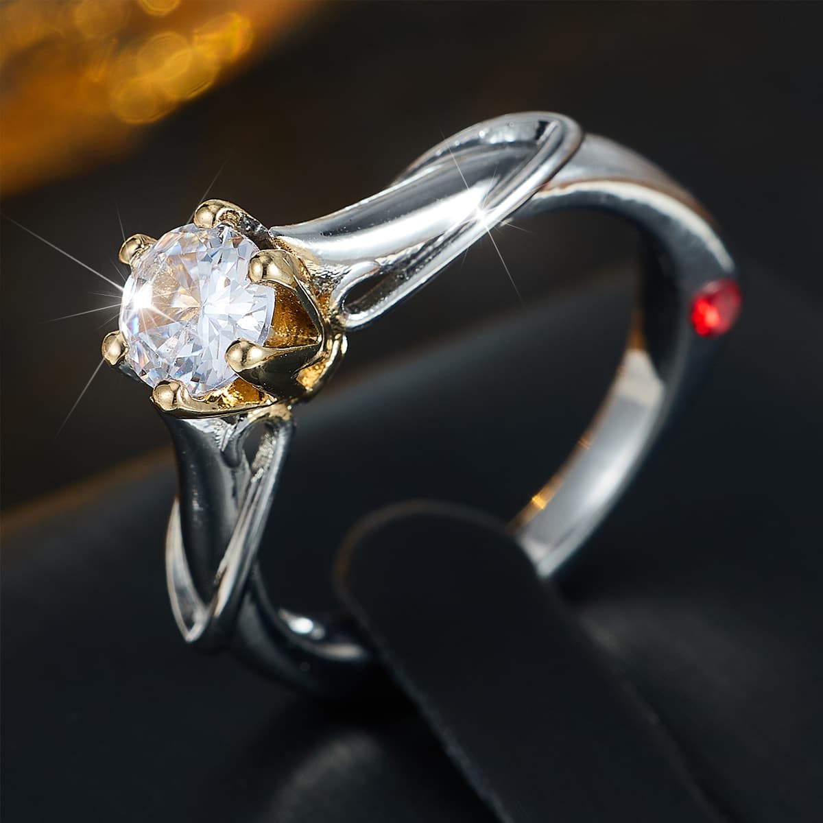 Unisex Cool Street-Style Twisted Band Ring