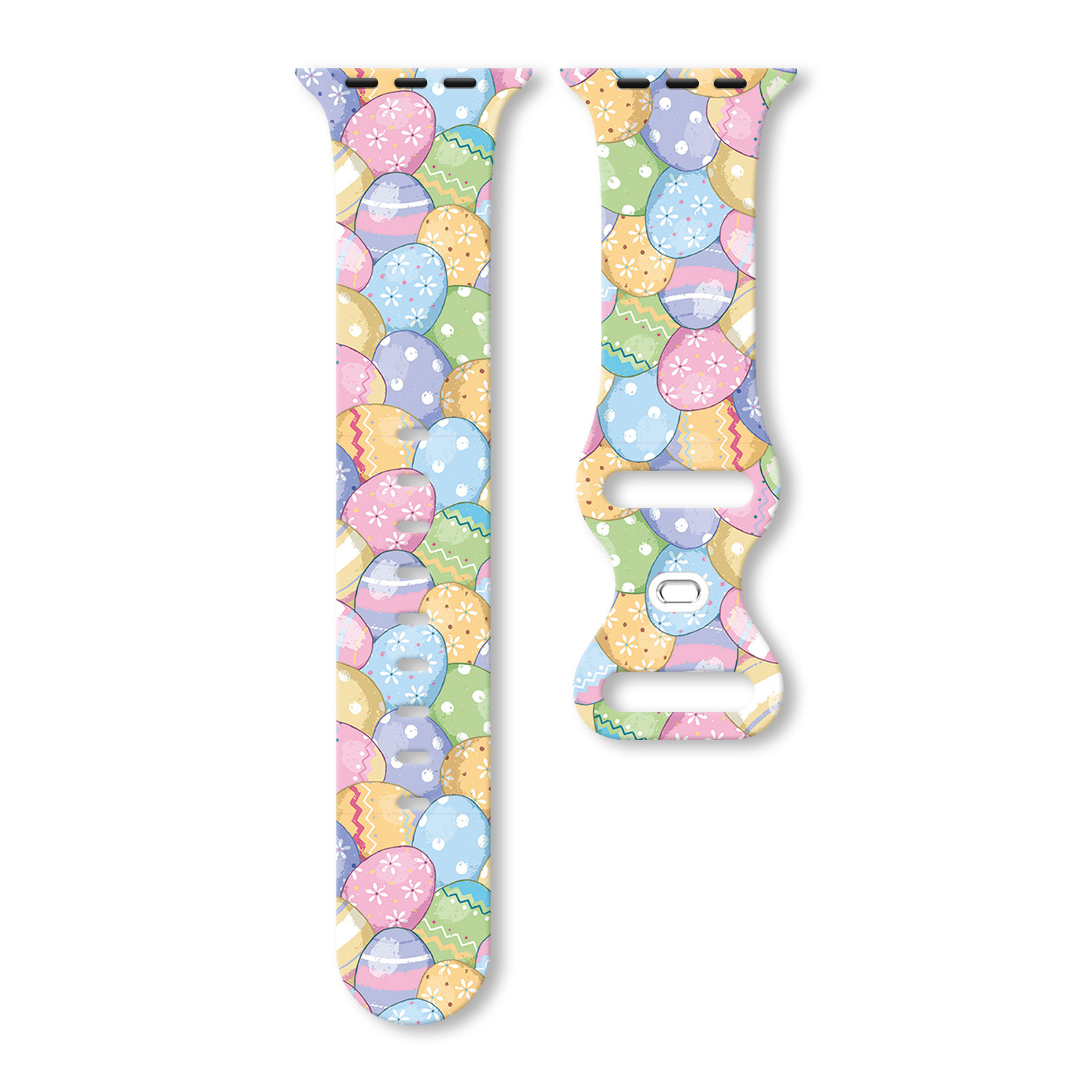 

Easter & 's Day Themed Silicone Band For Apple Watch - Fits 38mm To 49mm, Compatible With Series Se/10/9/8/7/6/5/4/3/2/1