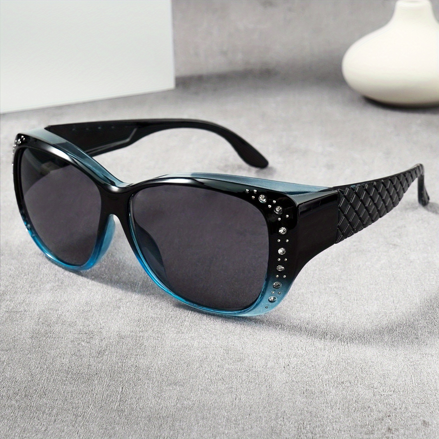 Rhinestone Sunglasses, High-quality Outdoor Sports Glasses Protection For Vintage And Fashion Sense Street Eyewear For Men Women