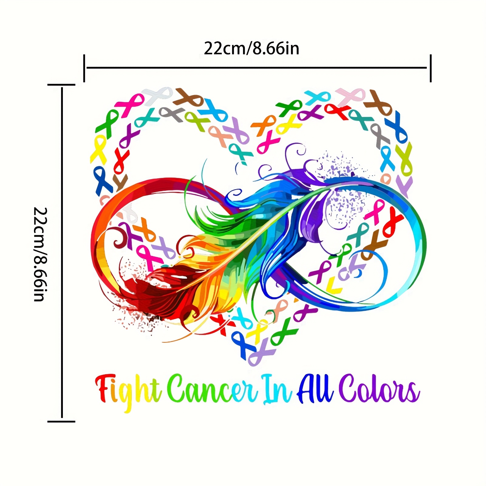 TEMU 4pcs Vintage Style Anti- Iron-on Patches For Clothing, With Colored Ribbons And Feathers, " Colors Fighting " Text, Ideal For Prevention And