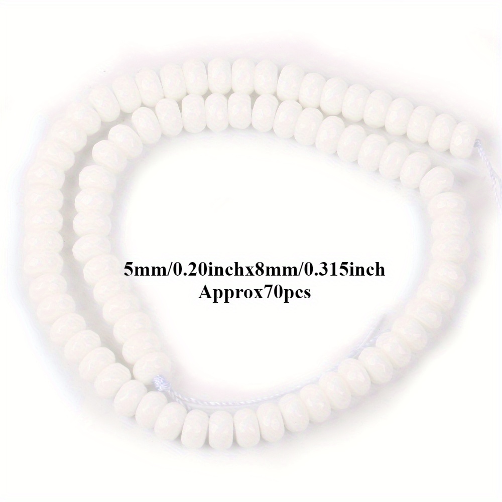 Natural Faceted Rondelle Stone Beads for Jewelry Making