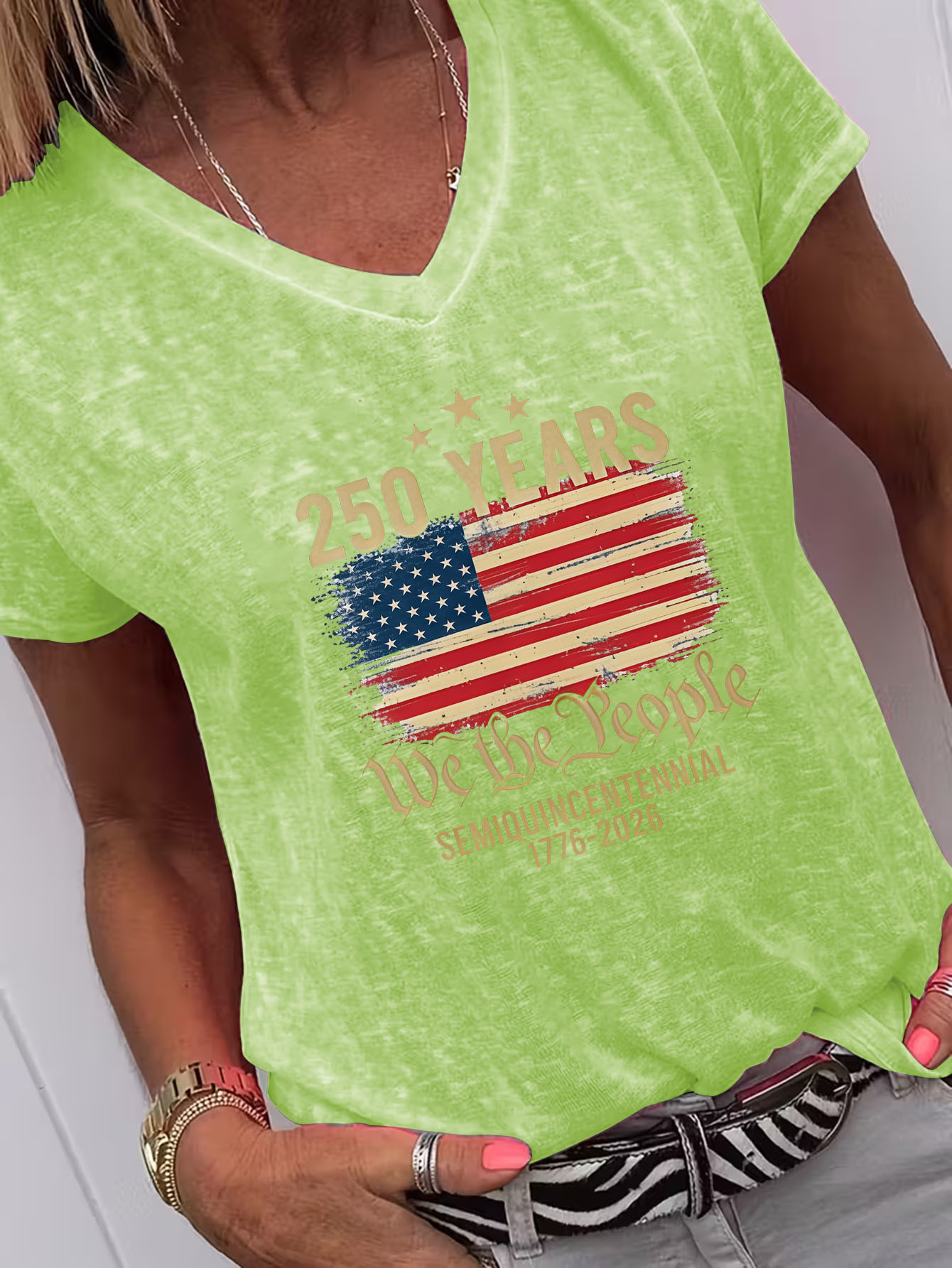 casual american flag print tshirt   home   or as a gift ideal for new year valentines day and more 250 years   17762026