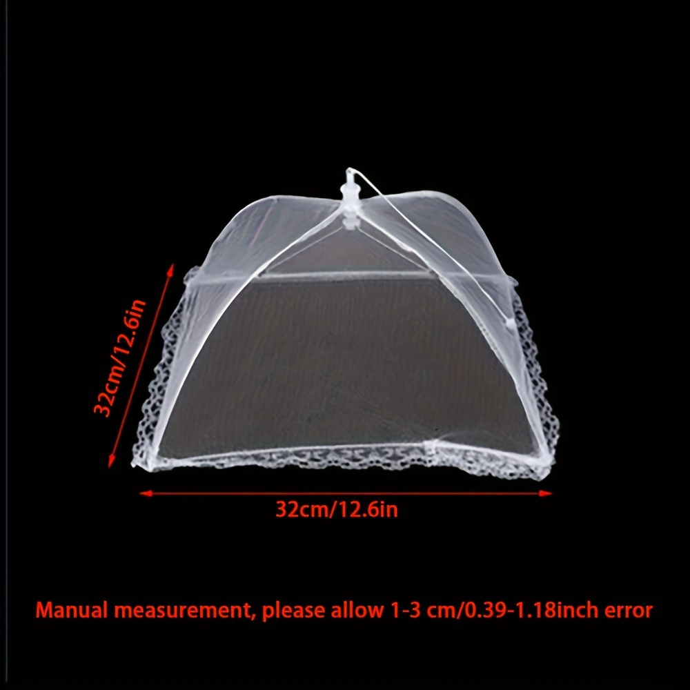 TEMU Tente de Couverture Alimentaire en Pliable - Parapluie Portatif Anti-Mouches et Moustiques pour Cuisines, -, Barbecues & Repas Extérieurs -