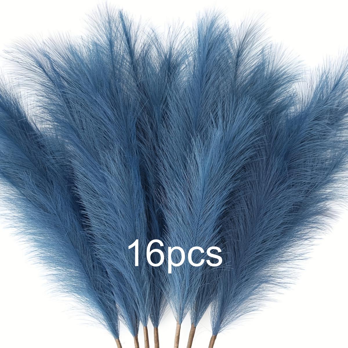 TEMU 16pcs Elegantflora Artificial Grass Decoration, Soft And Fluffy Faux Plants For Aesthetic Room Styling, Bohemian-style Vase Filler, Suitable For