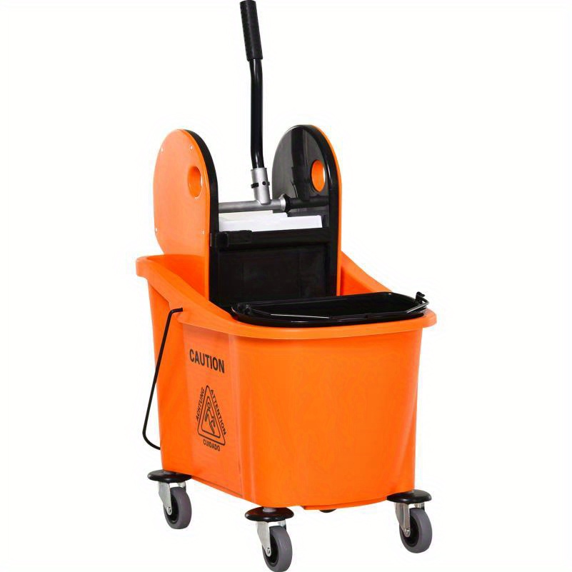 professional 36 liter car cleaning bucket with wringing device in black and orange 54x41x91. 5cm ideal for   auto detailing, car wash bucket, car wash bucket with long handle, car wash bucket and sponge, car washing bucket, car washing bucket with handle, vehicle washing, auto detailing tool,  ,   bucket,   build, reinforced handle, wringing bucket, vehicle care professionals, auto enthusiasts, washing work,   kit,   kits, wash 0