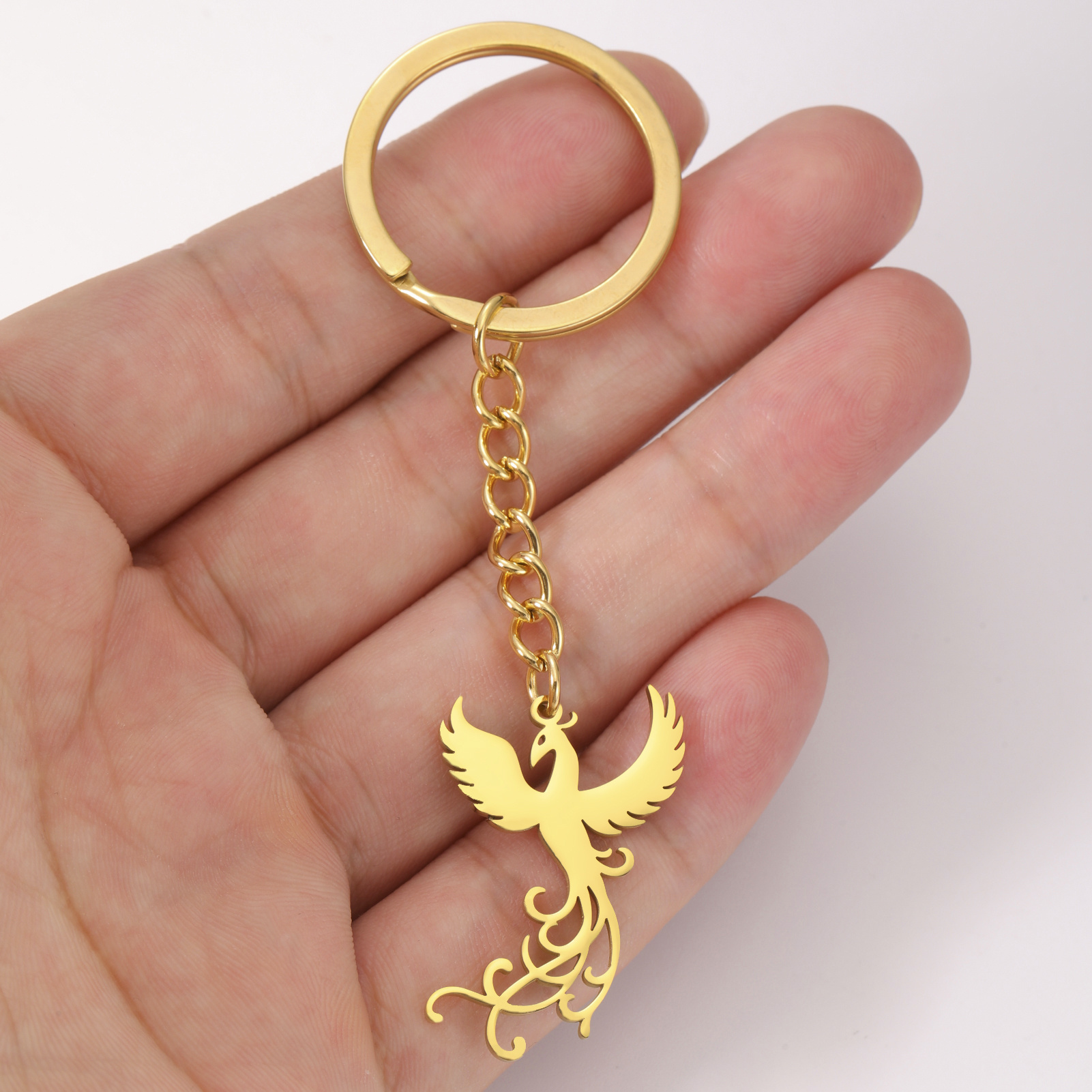 

Porte-clés Oiseau de la , Amulette en Acier Inoxydable, Cadeau Porte- pour et