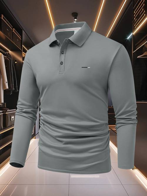 maddə şəkli kişi köynəyi, adi kesimli , 100% polyester, nəfəs alandır və tez quruyur