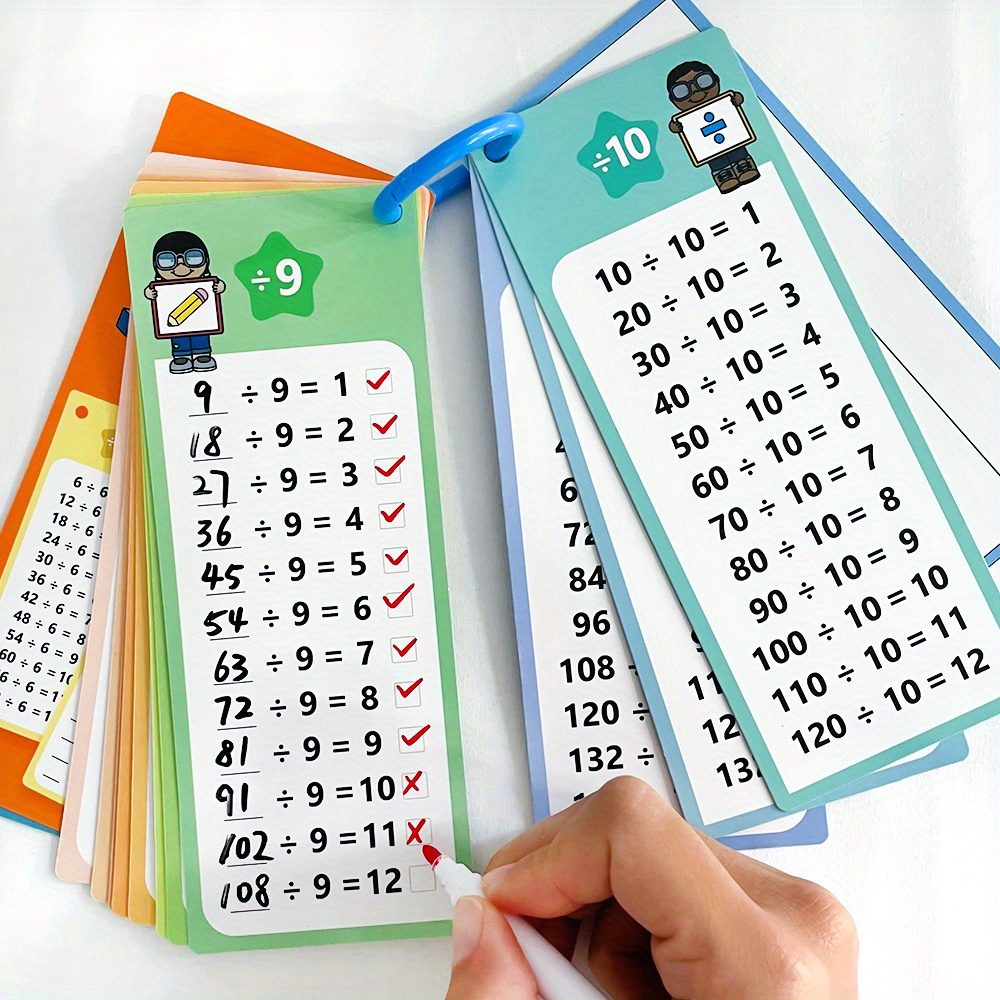 Math Flashcards for Addition Subtraction Multiplication Division