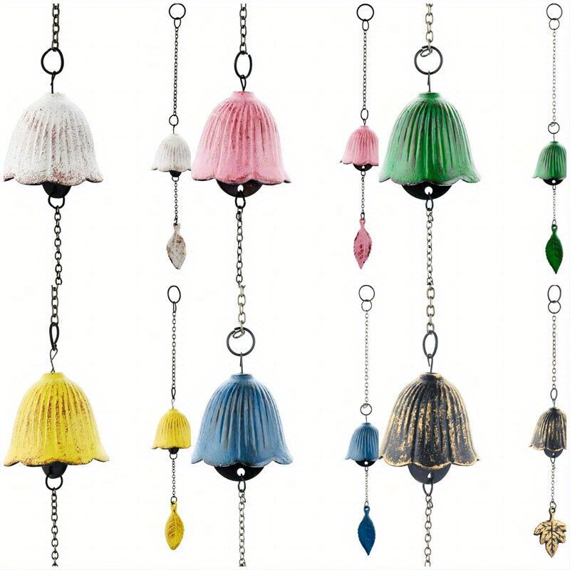  wind chime metal hanging wind bell balcony outdoor garden decorations