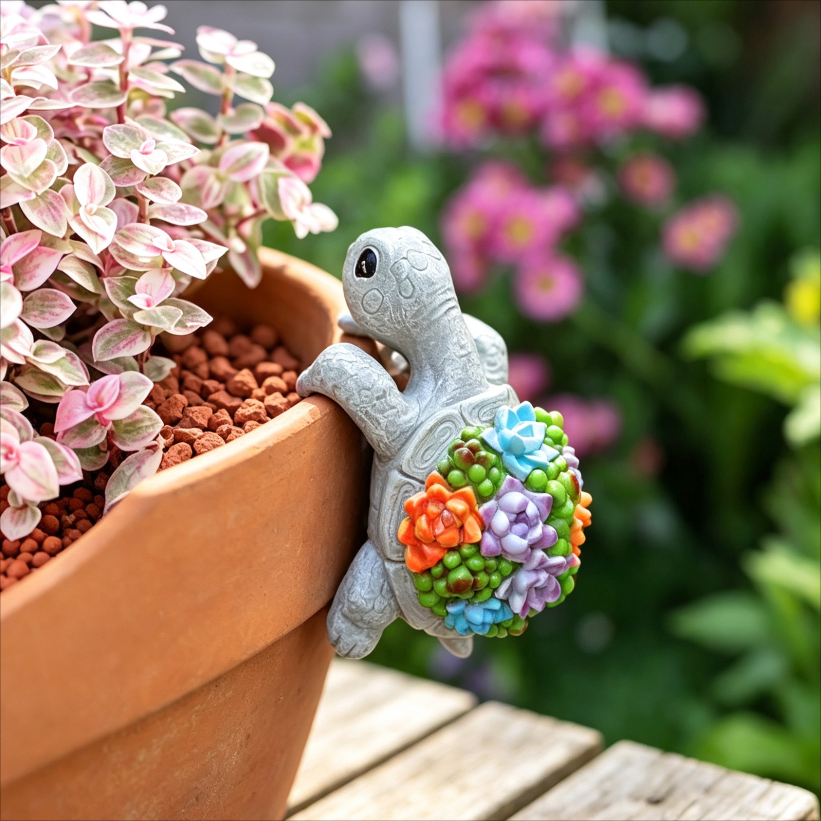 schildkröten blumentopf