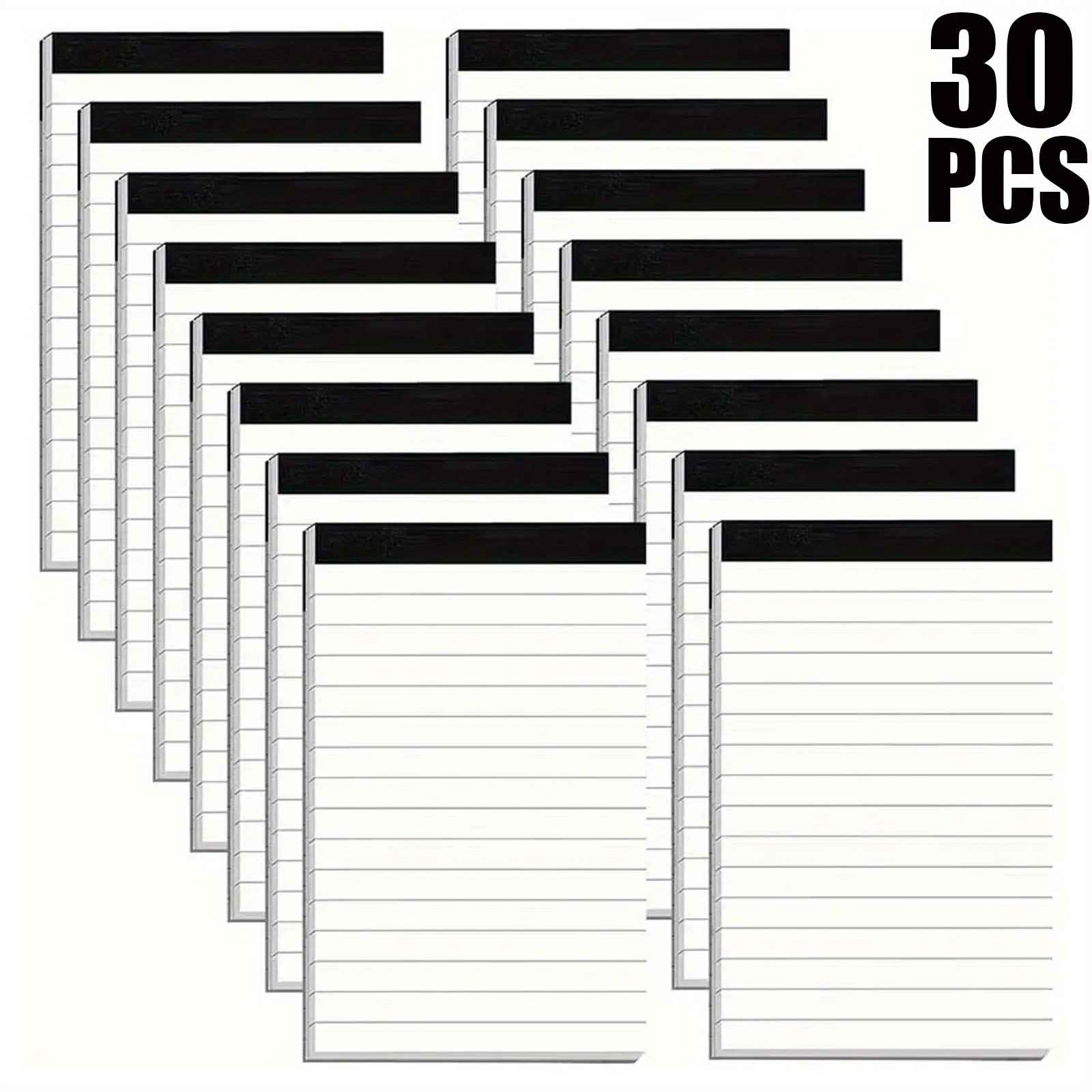 TEMU 15/ 30pcs Note Pads 3 X 5 Inch Small Notepads For Legal Pads, White Small Notepads Writing Pad Mini Notepad With Lined Paper In Each Note Pad