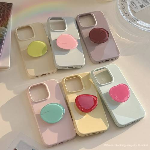 phone case elegant instagram style crystal stand phone case for iphone 17 pro max compatible with iphone 15 13 case for iphone 12 15