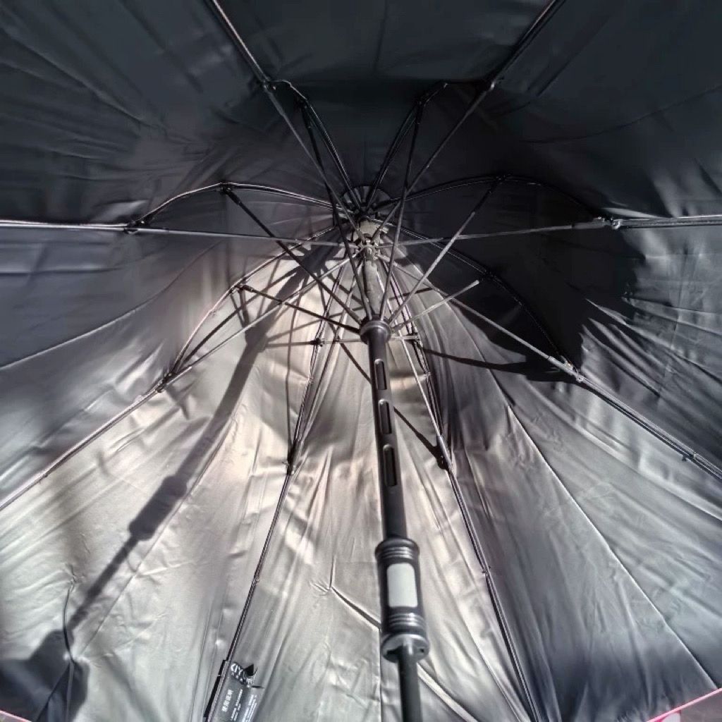 Unique Vacation Umbrella, High-Quality Printed Women's Dual-Purpose Straight Shaft Sun Umbrella, Stylish Photo Umbrella