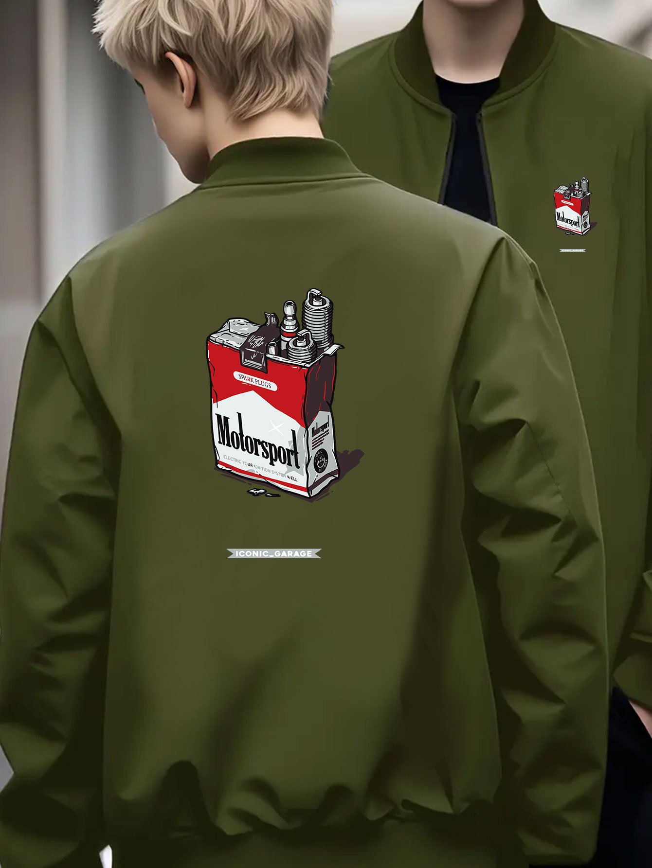 Men s Vintage Cigarette     - Full-Zip Casual Winter Coat with Stand Collar, Machine Washable, Full-Zip Closure & Retro Cigarette Advertising Design for Casual Attire, Gym, Outdoor Activities - Ideal for Smoking-Themed Outfits (Regular Fit) - Geometric Pattern, Long Sleeve, Full-Zipper Jacket for Men, Autumn/Winter Casual Wear, Machine Washable, Stand Collar, Relaxed Fit, Stylish Outerwear