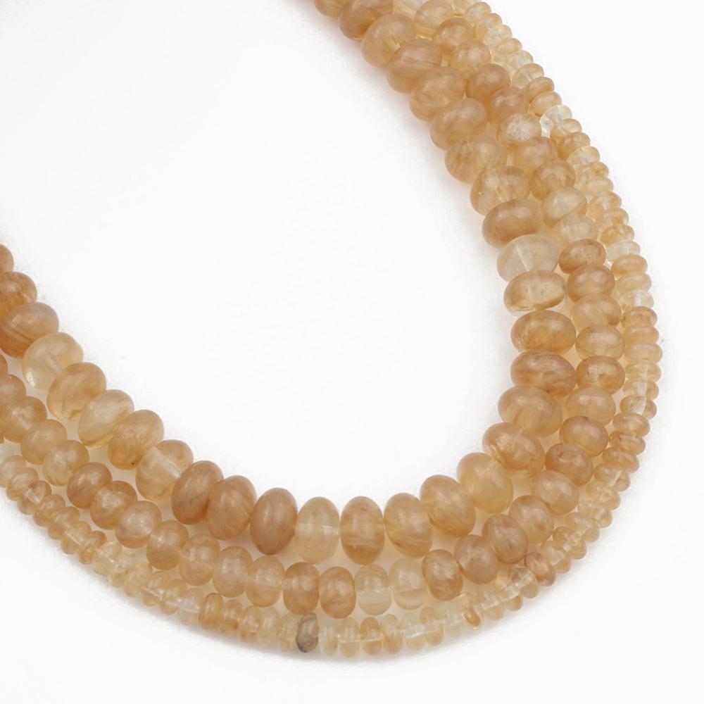 Natural Citrine Quartz Beads for Jewelry Making