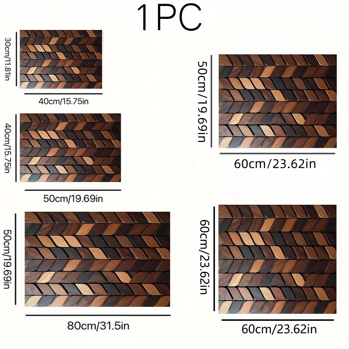TEMU 1pc, Luxurious Minimalist Head Texture Pattern, Cutlery Drying Mat, Dish Drying Mat, Colorful Patterned Dish Mat, Coffee Machine Mat, Washing