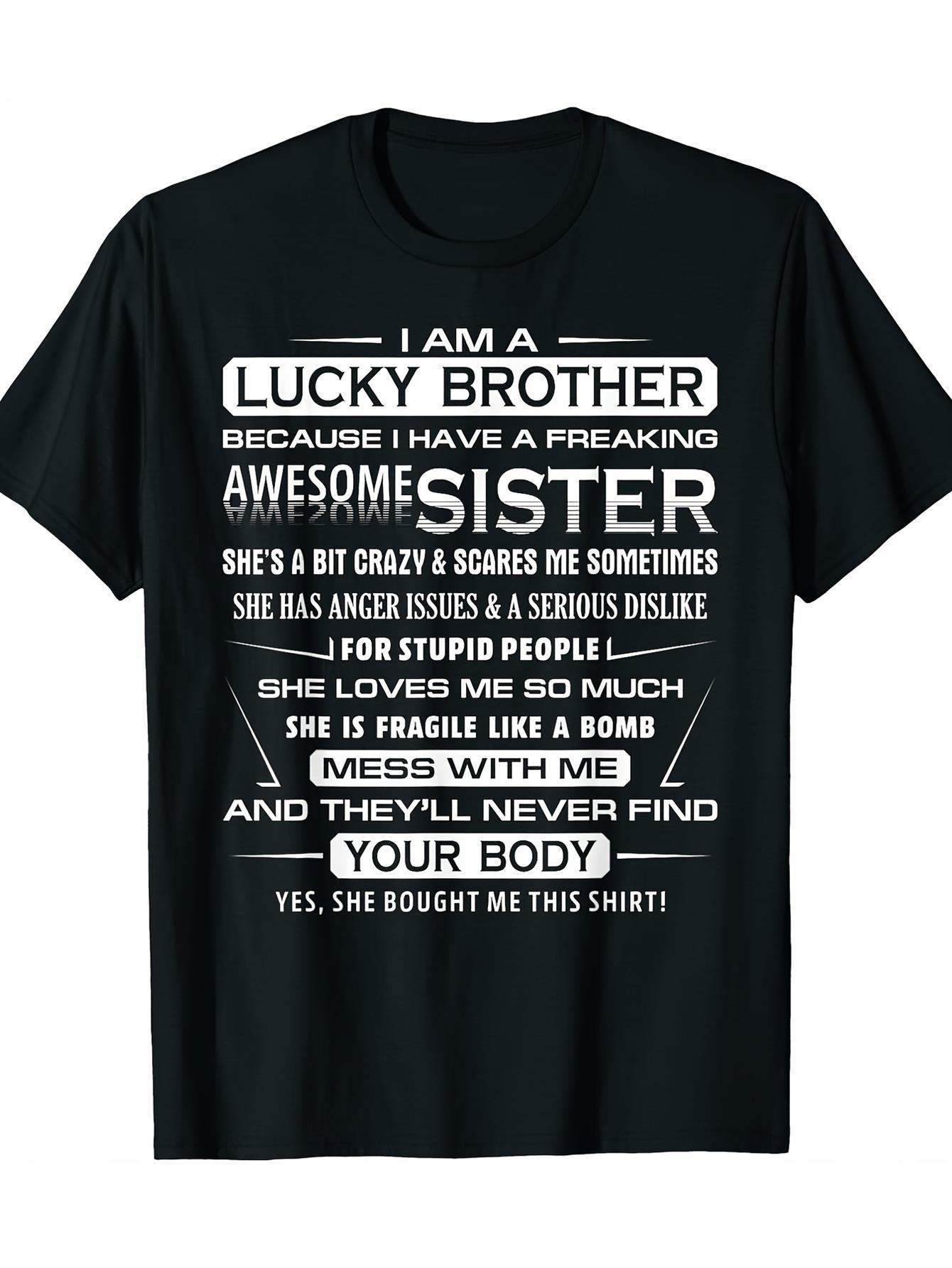 kiss brother funny quote valentines day t shirt 180g Temu Canada