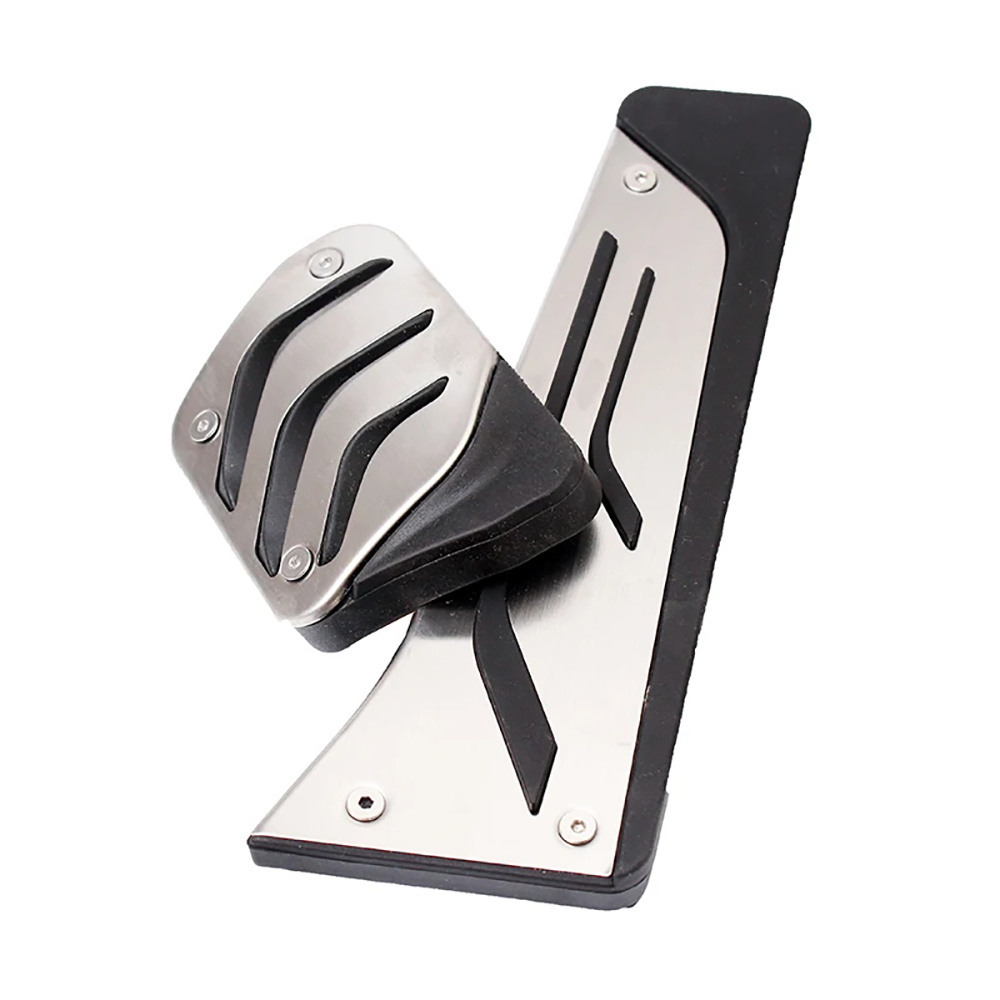 TEMU Steel Foot Pad Gas Brake Accelerator Pedal Cover Compatible For 1 2 3 4 5 6 X3 X5 X6 F22 F30 F32 G30 Interior Parts No Drill