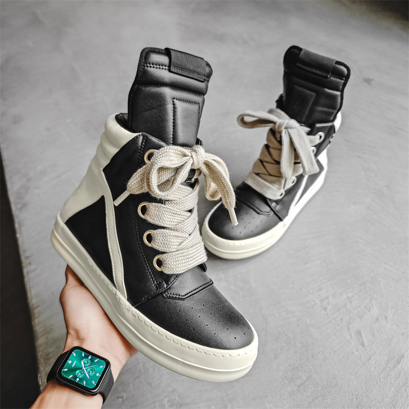 TEMU Men's Fashion Trendy Comfortable Casual Versatile Vintage Thick-soled Skate Shoes