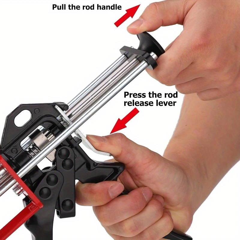 epoxy gun dual component caulking gun manual double cartridge caulk gun panel applicator for 200ml 6 75fl oz mix ratio 1 1 and 2 1 e g 08115 08116 red details 5