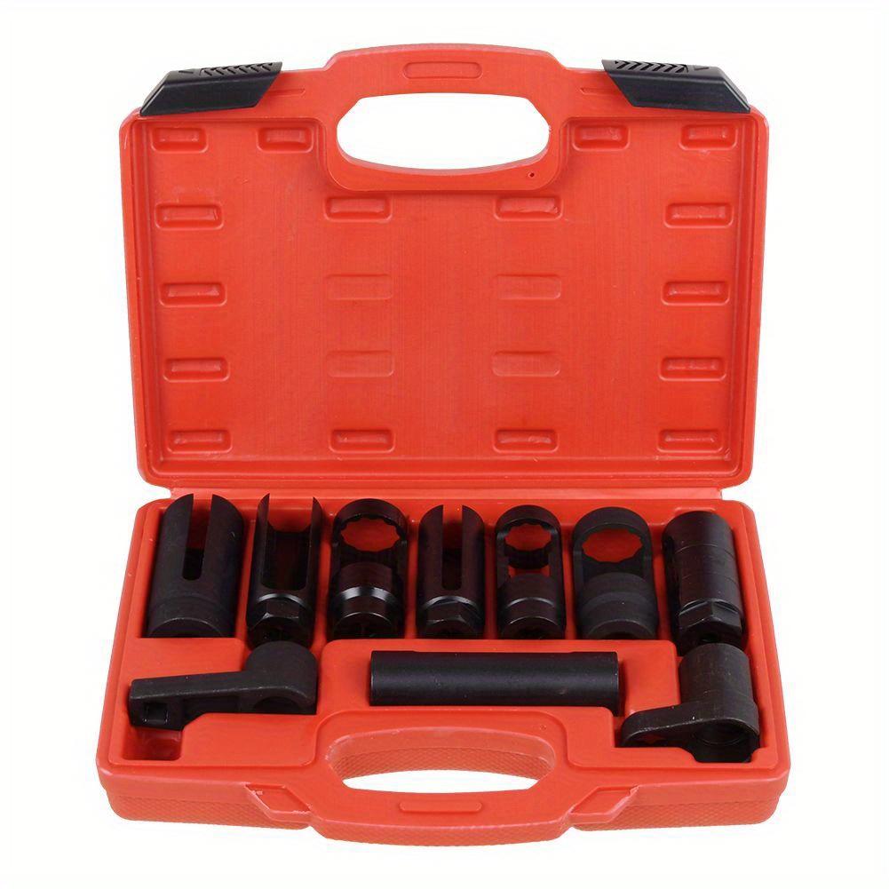 Image of 10pcs Sensor Key Sensor Tool Socket Wrench Nut Sockets