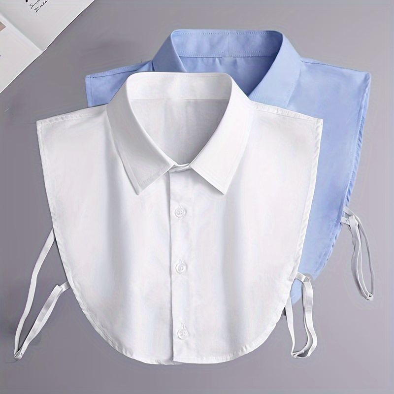   Detachável Feminina -   Falsa Elegante com   Ajustável,  , Compatível com Vestidos, Blusas, Jaquetas e Suéteres - Para Looks  , de Escritório ou   -   de Limpar e  