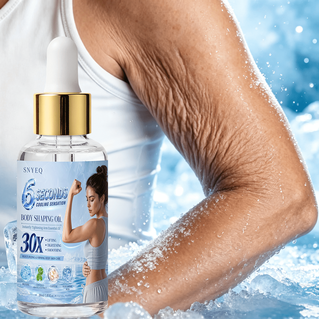 Image of [powerful Tightening Effect]6 Seconds Cooling Body Shaping Oil, Moisturizing Firming, Instant Tighten Loose Skin, For , Abdomen, Thighs, Skin-tighten, Lifts, Improves Skin Loose Aging