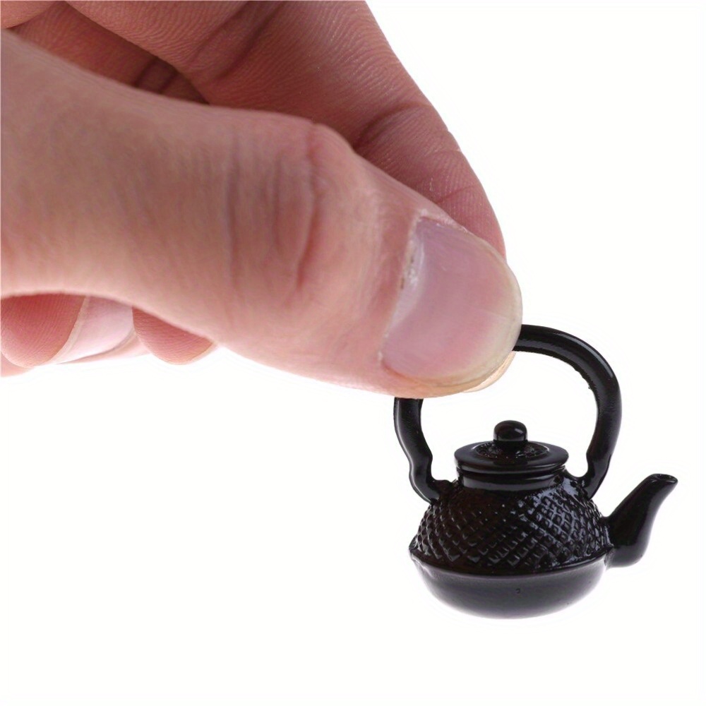 

Miniature Metal Kettle For Dollhouses - 1/12 Scale Accessory, Perfect Gift For Girls