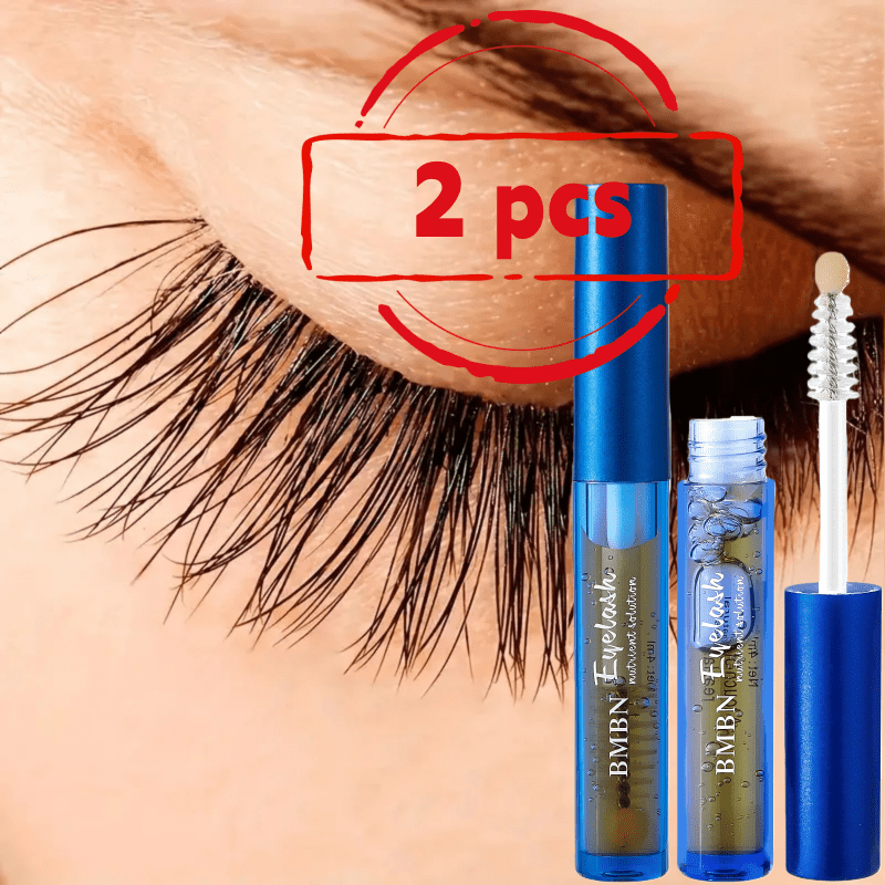 2pcs Eyelash Serum Eyebrow Gel - Natural Volumizing And Curling Formula, Suitable For Eyelashes And Eyebrows - Moisturizing Eyelash Cosmetic Gel Mascara Cream