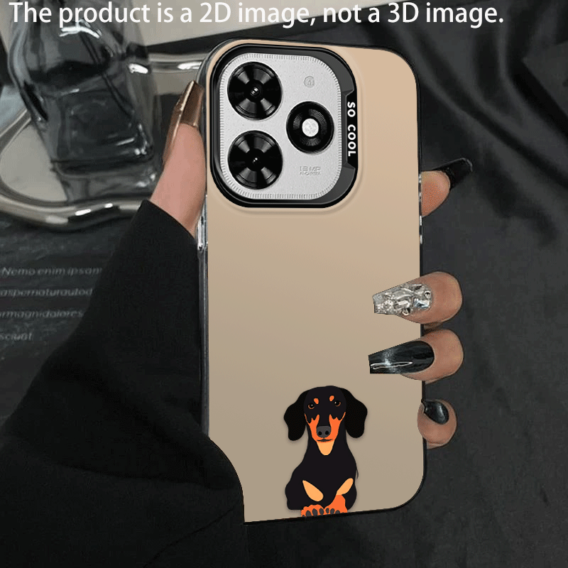 photo de l'article coque de téléphone : étui à motif de   noir-marron plat 2d, compatible avec   hot 9, hot 10, hot 11, hot  , hot 30 play nfc, hot 40, hot 50i, note 12 g96, note 30 pro, note 40, spark 20c, spark go 1,   20, spark 10c,  ,   7 pro, spark 20, zero 30. une coque de téléphone