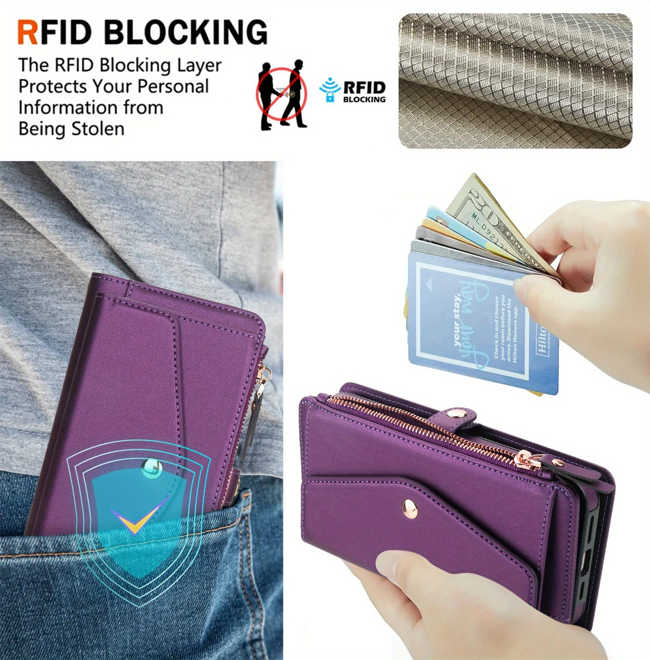for iphone 16e 16 15 14 11 pro xs xr xs max se 2022 7 8 plus wallet case for women support wireless charging with rfid blocking card holder wallet detachable magnetic phone case crossbody strap details 6