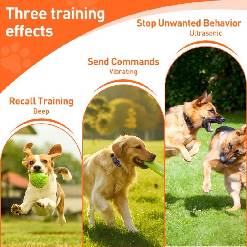 Pet Dog Training Collar Kit Efficient Adjustable Collar Intelligent Remote Control Dog Training Device