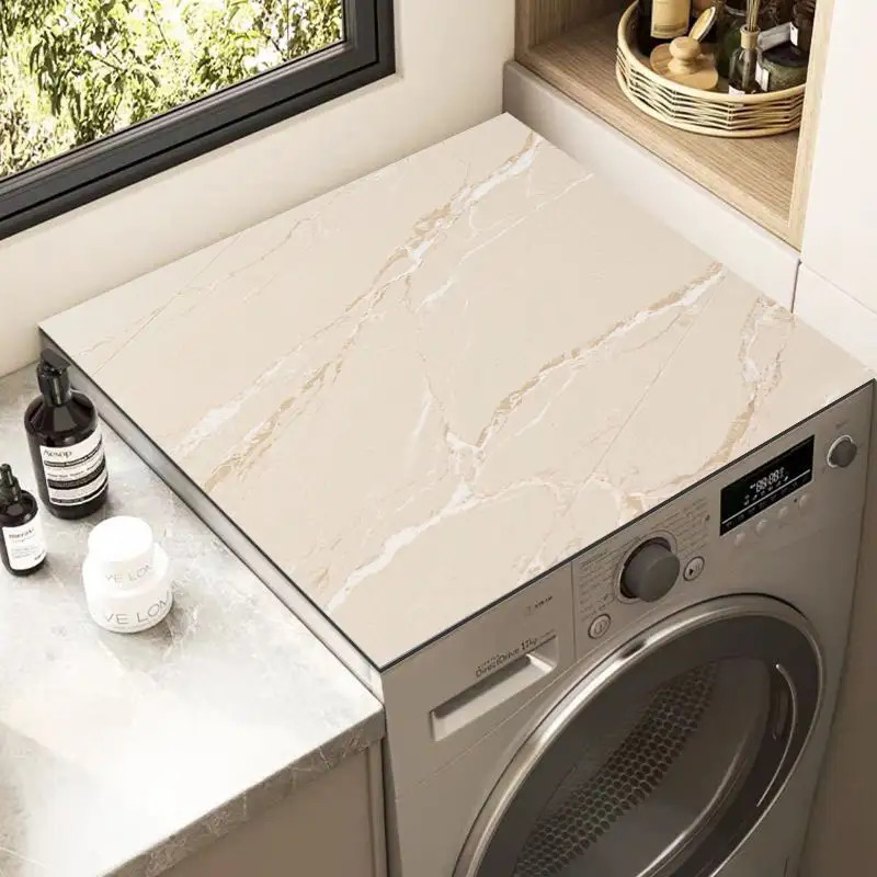 E-shop Multi-Größen 2D Flachdruck, stilvolle und einfache Marmor-Muster-Element-Druck Waschmaschinen-Pad, Küchenutensilien Abtropf-Pad, Mauspad,