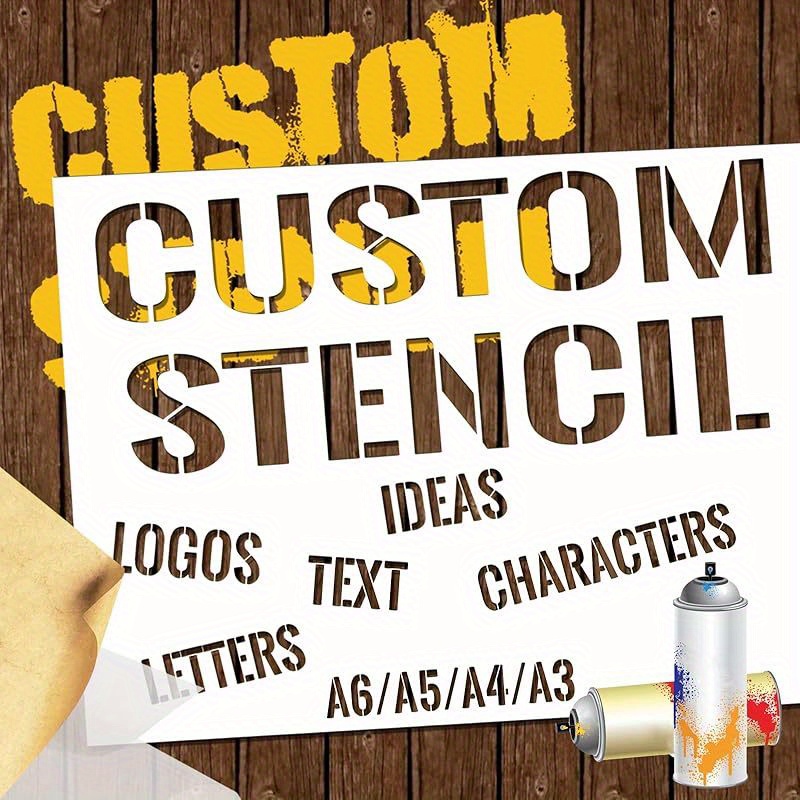 TEMU Custom Inkjet Printing Template | Personalized Logo/text Template For Wood, Paper, Fabric, Ceramic, Plastic - A6 Polyester Film, 4.1 X 5.8 Inch