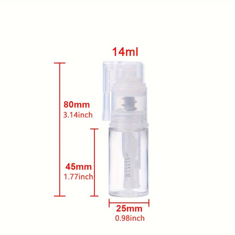 1pc Glitter Spray Bottle, Unique Pump Design, Durable Plastic, For Dry & Liquid Adhesives, Ideal For Art, Crafts, Sewing, Painting Supplies