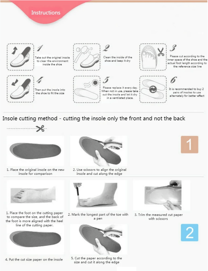 2 Pairs/4pcs Memory Foam Insoles Sport Shoes Running Pads Casual Insoles Breathable Cushion Pads Women Men Feet Insoles