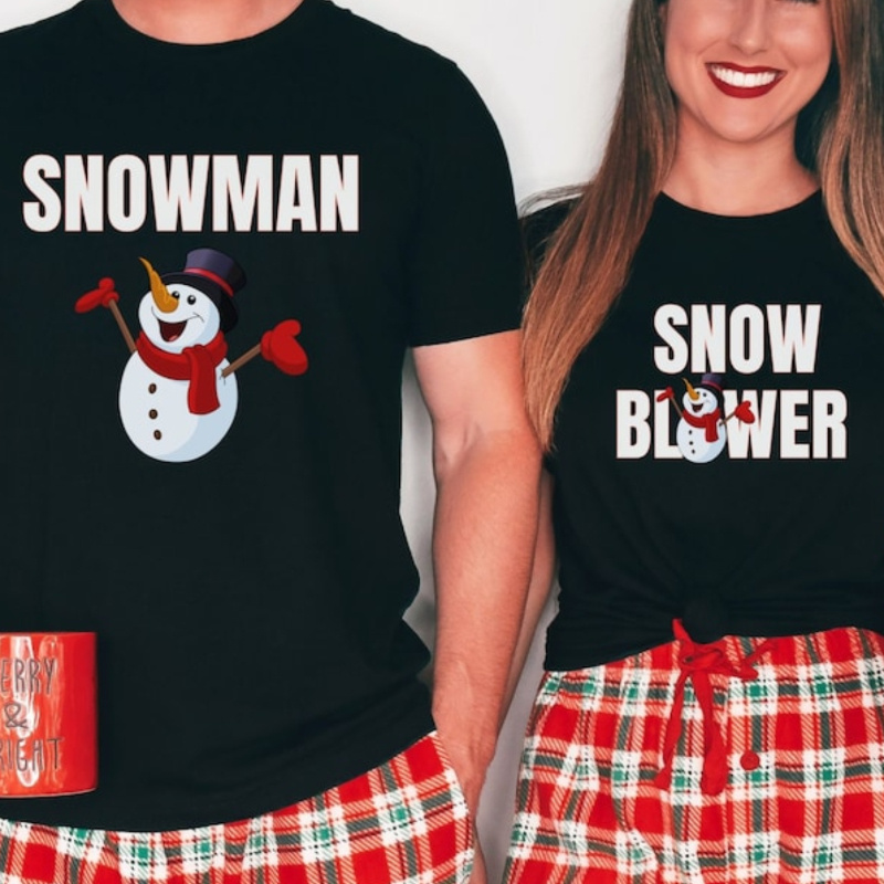 

100% ' Christmas Set - , & Round T-shirts For Men And Women,
