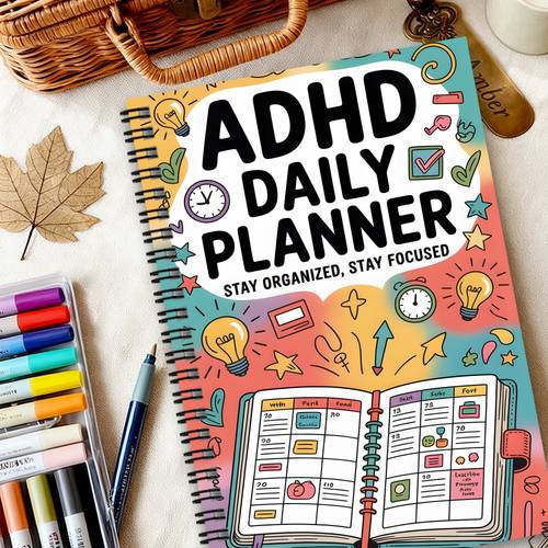 planning pads 1 pack adult and womens adhd planner undated daily weekly monthly organizer including planning task and neurodiversity notebook suitable for adhd