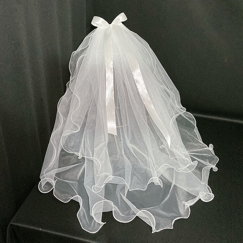 TEMU 1pc Wedding Bridal Veil White Wedding Cloak Bride Shawl Women Tulle Cape Soft Mesh For Women And