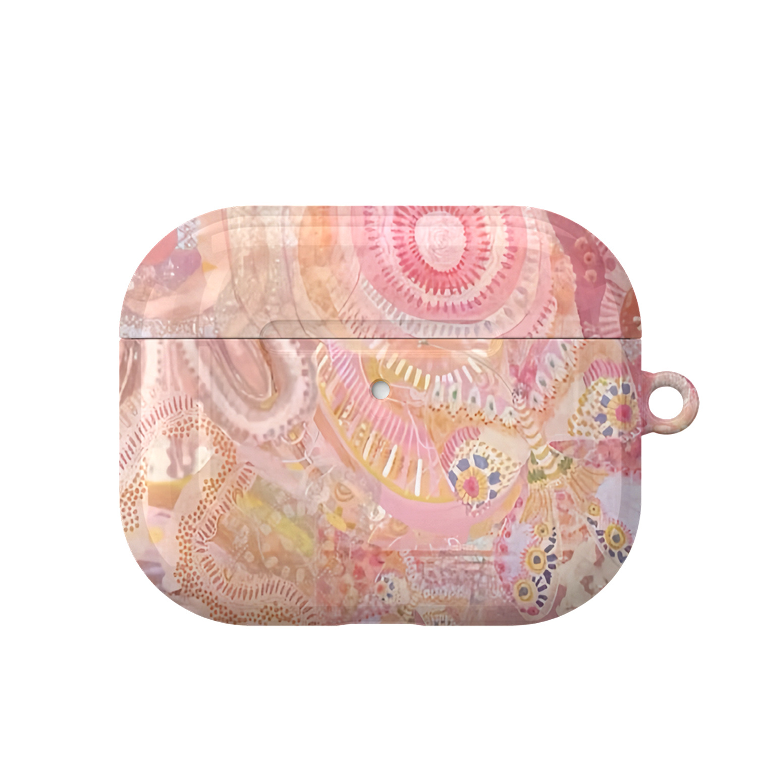 TEMU Niche Aesthetic Pattern Earphone Case Suitable For /pro 2/pro/1/2/3 Hard Glossy Case